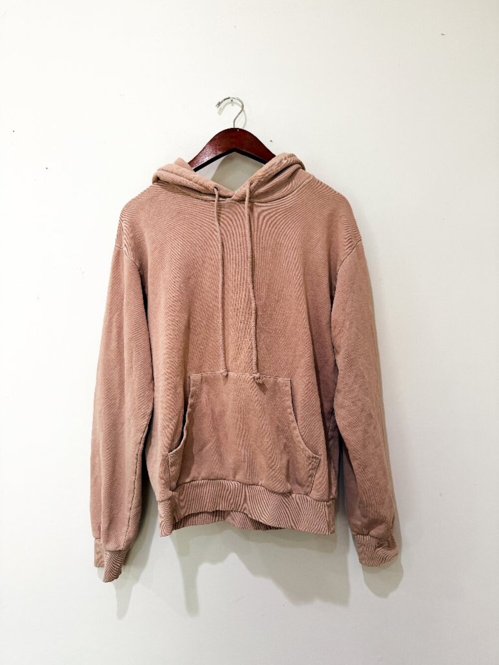 Terry Men's Classic Hoodie in Fawn. Size XS.